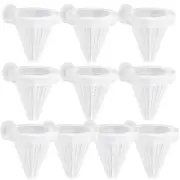 10pcs Feeding Tool Fish Feeder Ring Bloodworm Feeder Feeding Cone