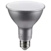 SATCO S11585 - 11 Watt PAR30LN LED BULB - CCT Selectable - Silver Finish (2 Pk)