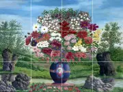Art Mural Ceramic Flowers Backsplash Bath Tile #2000