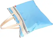 Multi Purpose Fabric Storage Folder Durable Zipper Document Bag for Art Office and School Supplies Lightweight Design