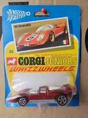 CORGI WHIZZWHEELS - FERRARI 512S [RED] CAR MINT VHTF BLISTER CARD GOOD