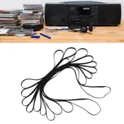 10 Pcs Turntable Belt Set High Elasticity Rubber Belt Replacement For Record FAD