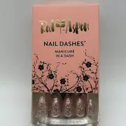 Red Aspen “JORDAN’S GOWN” Medium Almond Press On Nail Dashes New