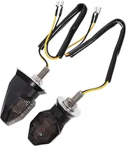 2pcs Motorcycle LED Turn Signal Lights Replacement Indicator Lamps Durable Design for Conditions Easy to Install Stylish Motorcycle Accessories