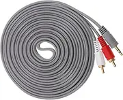 ETHZZLE Audio Cable 3.5mm Av Splitter Speaker Wire Replacement Audio Wire Power Amplifier Cable Stable Sound Transmission