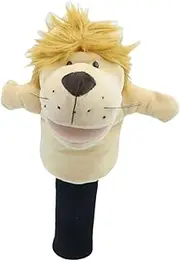 Perfeclan Wood Golf Club Headcover Protector, Anti Scratch, Universal Lion Golf Club Head Cover Protection Sleeve