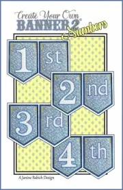 Create Your Own Banner 2 Numbers by Janine Babich EMB Design
