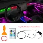 Car Symphony RGB LED Interior Light Ultra Slim Strip Ambient Light APP Remote