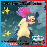 ✨Shiny Typhlosion / Alpha Max Stat✨ Pokemon Legends: Arceus Fast Pokémon Trade