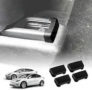 X-CAR Seat Rail Cap for Tesla Model 3 2017-2023 and Model Y 2021-2025 Slide Anti-Collision Rubber Cover Plug Car Accessories