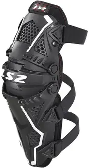 LS2 Fortress, elbow/knee protectors Level-2 , color: Black , size: One Size