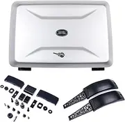 Luggage Box Roof Rack Box Side Tool Equipment Box,Compatible with Land Rover Defender 2020 2021 2022(Silver)
