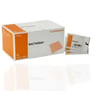 Bactigras Sterile Chlorhexidine Antiseptic Dressings 5cm x 5cm (x50)
