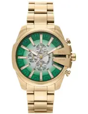 [Diesel] Mega Chief Slim Analog-Chronograph Watch DZ4684 in Gold
