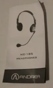 Andrea Noise Cancelling Headset NC-185 Headphones with Microphone