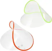 [TINEASUR] 2pcs Raincoat Hat Brim Shield Face Protector for Ponchos and Raincoats Brim for Vision Rainy Conditions