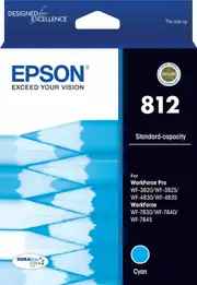 Epson 812 Cyan Ink Cartridge C13T05D292