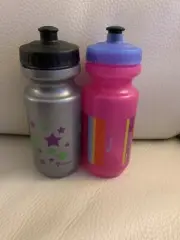 Set of 2 New Ivivva by Lululemon Water Bottles Lululemon Silver Pink