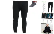 Merino Wool Base Layer Mens Bottom Pants 100% Merino Small 165 Charcoal Grey
