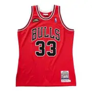 Mitchell & Ness Authentic NBA Finals Chicago Bulls Scottie Pippen #33 Jersey Red
