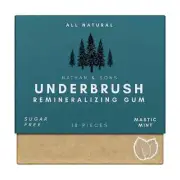 Softland Underbrush Remineralization Chewing Gum Majestic Mint Flavor