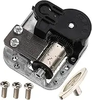 TOPPERFUN Music Box Mechanism DIY Clockwork Movement for Boxes Easy to Setup Wind Up Mechanism Sound Replacement Parts for Musical Projects