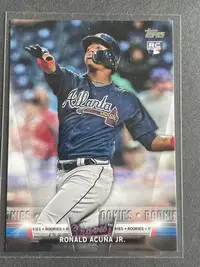 在飛比找Yahoo!奇摩拍賣優惠-2018 Topps Ronald Acuna jr 新人卡