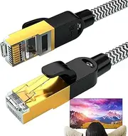 Vertical Cable Cat6 - Ethernet Cable LAN Cable with Low Attenuation | Ethernet Patch Cable Vertical Cable for Home Offices Network