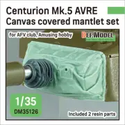1/35 Centurion Mk.5 AVRE Canvas Covered Mantlet set for AFV Club/Amusing Hobby