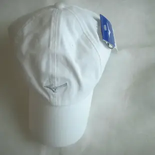 Mizuno 美津濃 老帽 棒球帽 小logo 白色 帽子 32TW861001