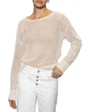 Sanctuary Cotton Open Knit Sweater