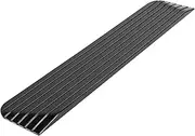 Rubber Threshold Ramp, Curb Ramp Wheelchair Ramp Step Ramp Portable Ramp Entrance Ramp，for Doorways, Wheelchairs, Steps, Garages, Stairs with Non-Slip Surfaces