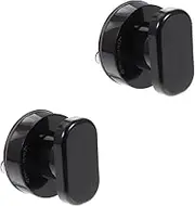 HONMEET 2pcs Suction Cup Armrest Self-Stick Push Pull Helper Self-Stick Cabinet Knobs Window Wardrobe Handle Self- Stick Cabinet Knobs Adhesive Handle Stick on Drawer Pull Abs Black