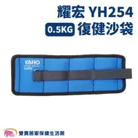 在飛比找ETMall東森購物網優惠-YAHO耀宏 YH254復健沙袋(0.5kg) 負重沙袋 綁