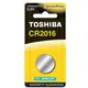 【東芝Toshiba】CR2016鈕扣型 鋰電池 1顆裝(3V DL2016鈕型電池 無鉛 無汞) (1.9折)