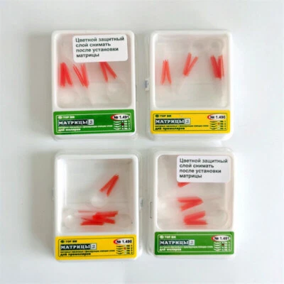 2x Dental Self-Adhesive Anterior Matrice Polyester Matrix Premolar Molar TOR VM