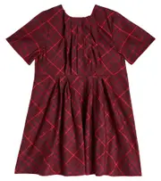 [Burberry Kids] Burberry Kids Burberry Check cotton dress Y 14 red