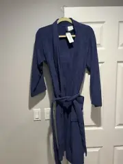 Melsimo By TowelSelections TerryCloth lavender Robe XS/S heavy Turkish Cotton