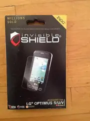 ZAGG Invisible Shield/ Screen Protector for LG Optimus S/U/V Clear