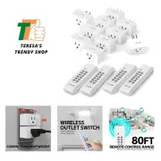 Remote Control outlet,Remote Light Switch, Wireless Remote Control Outlet Plu...