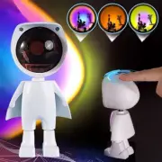 Astronaut Sunset Lamp Rose Rainbow Room Decor Light New Night Light