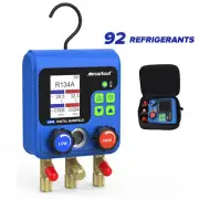 Refrigeration Digital Manifold Gauge HVAC Vacuum Pressure Leakage Temp Tester