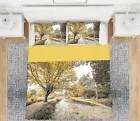 3D Fallen Leaves 3128NA Bed Pillowcases Quilt Cover Duvet Assaf Frank Fay