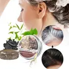 5pcs Organic Grey Reverse Shampoo Bar Hair Darkening Shampoo Soap Hair Shampoo ṯ