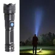 Super Bright USB Rechargeable LED Torch Flashlight Lamp✨d Waterproof Power J2L4
