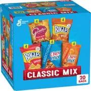Classic Mix Snack Variety Pack,Bugles Original & Nacho Cheese 28 oz 20 Bags