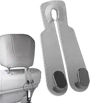Car Seat Hanger,Car Back Seat Headrest Hooks | Double Hanger Organizer, Vehicle Storage Accessories for Taxi Truck SUV Minivan Road Trip Commuting Travel