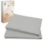 100% Organic Cotton Pillow Cases Standard Size/Queen Size Set of 2, Authentic...