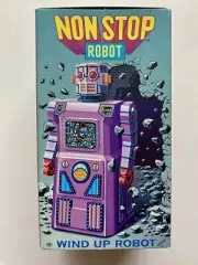 Masudaya Non-Stop Lavender Robot “The Gang of Five” - 1997 - Made in Japan - MIB