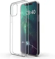 MEZON Ultra Slim Premium Crystal Clear TPU Gel Back Case for Apple iPhone 12 Mini (5.4") – Wireless Charging Compatible (iPhone 12 Mini, Gel)